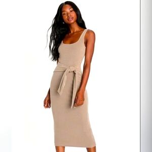 Lulus sweater dress in pink